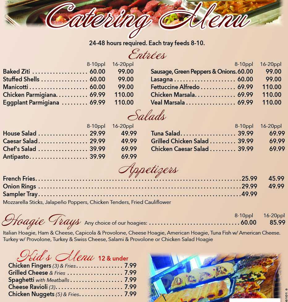 Catering Menu